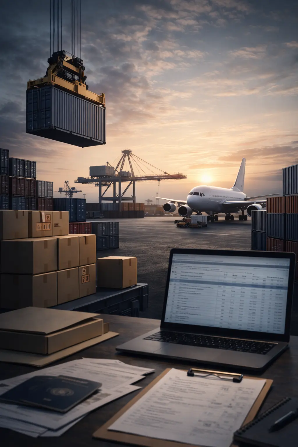 Door-to-door coordinated international transport